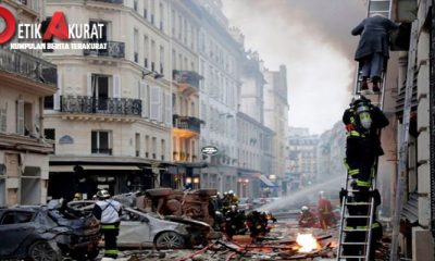 Toko Roti Terbakar di Perancis