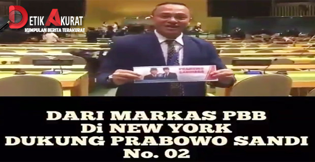 Dukungan untuk Prabowo dari Ruang Sidang PBB