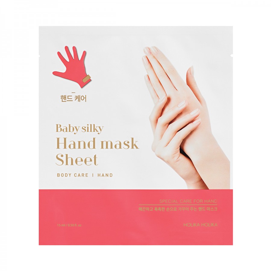 2. HolikaHolika Baby Silky Hand Mask Sheet